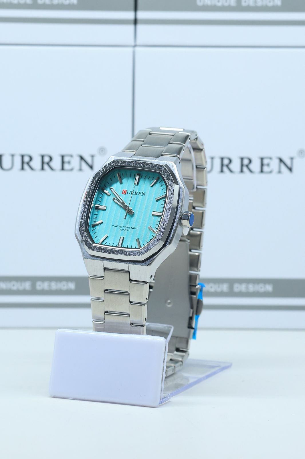CURREN 8458 stainless steel men's quartz watch