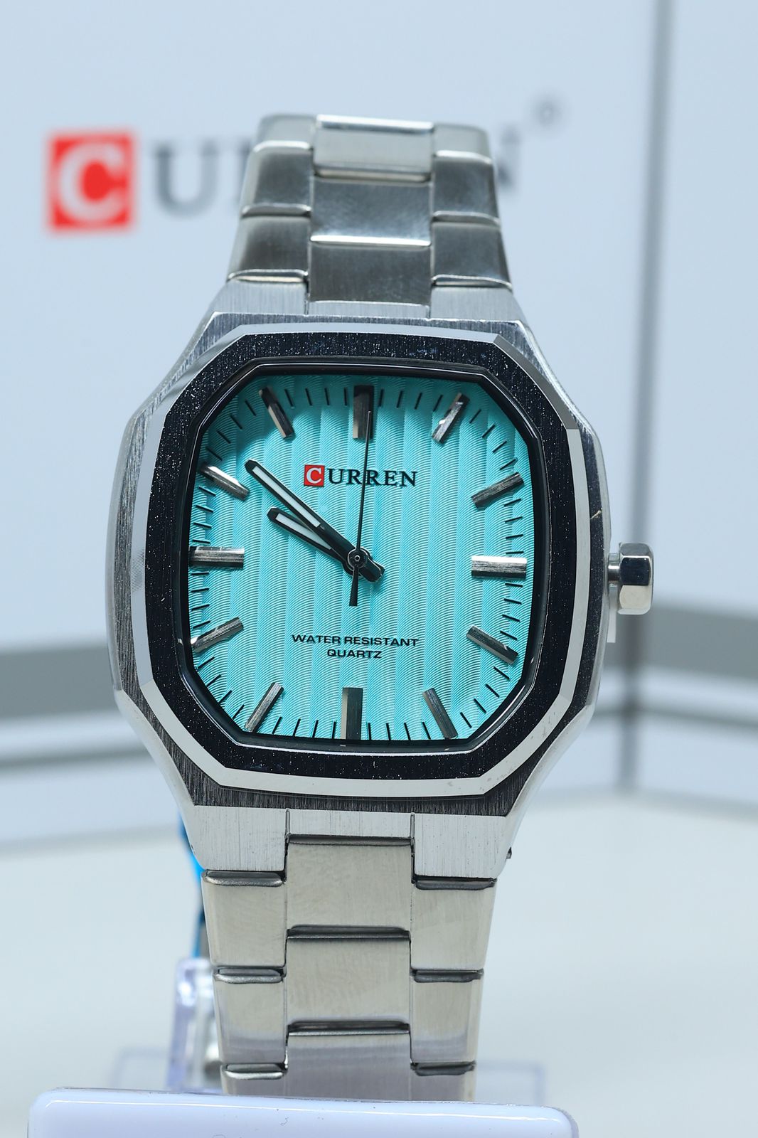 CURREN 8458 stainless steel men's quartz watch
